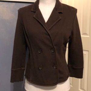 EUC Express double breasted 3/4 sleeve